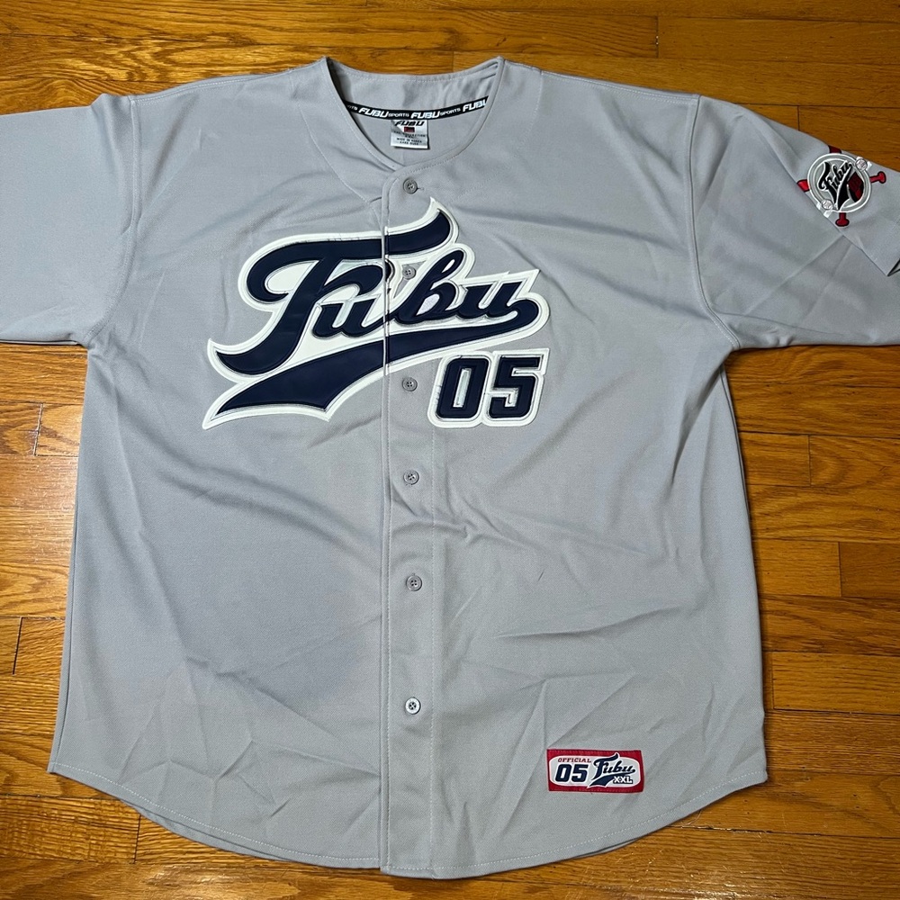 FUBU Light Gray Men's Jersey